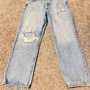 Relaxed Fit Light Blue Jeans